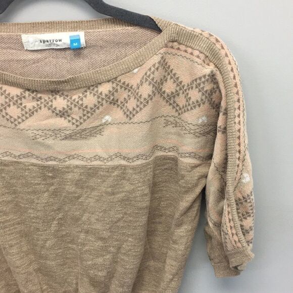 Anthro | Sparrow Far Flung Fair Isle  Sweater | M - Picture 2 of 7